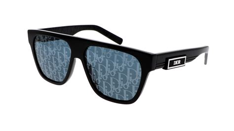 DiorB23 S3I Quadratische Sonnenbrille in Schwarz 